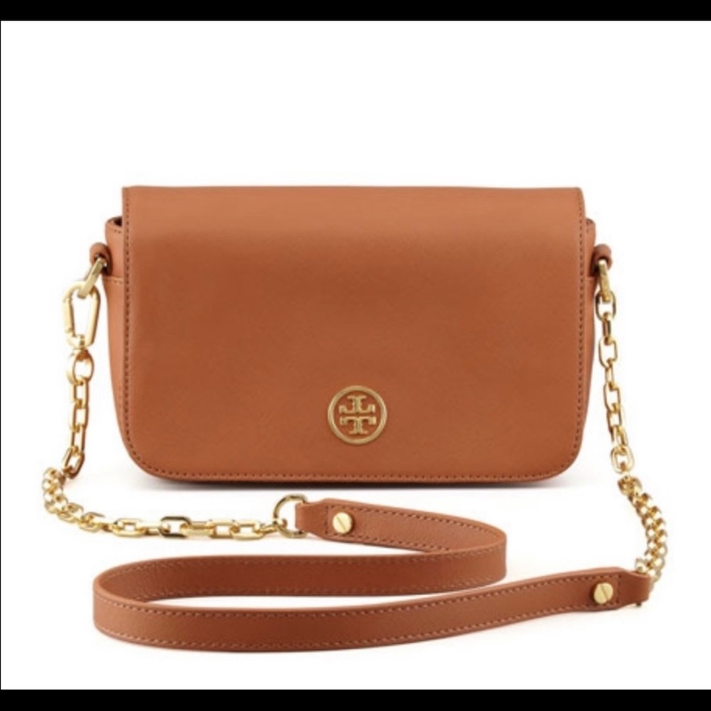 Tory Burch Tan Robinson Handbag Shoulder Bag